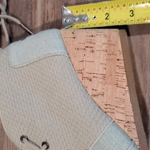 Toms Womens Desert Wood Wedge Ankle booties shoes sz 6 - Picture 10 of 12